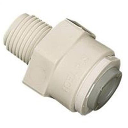 WATTS Watts 0303271 Multi-Purpose Push-Fit Tube To Pipe Adapter; 0.375 x 0.625 in. Compression x MPT - Plastic 303271